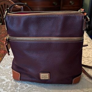 Dooney & Bourke Pebbled Leather Crossbody Bag.